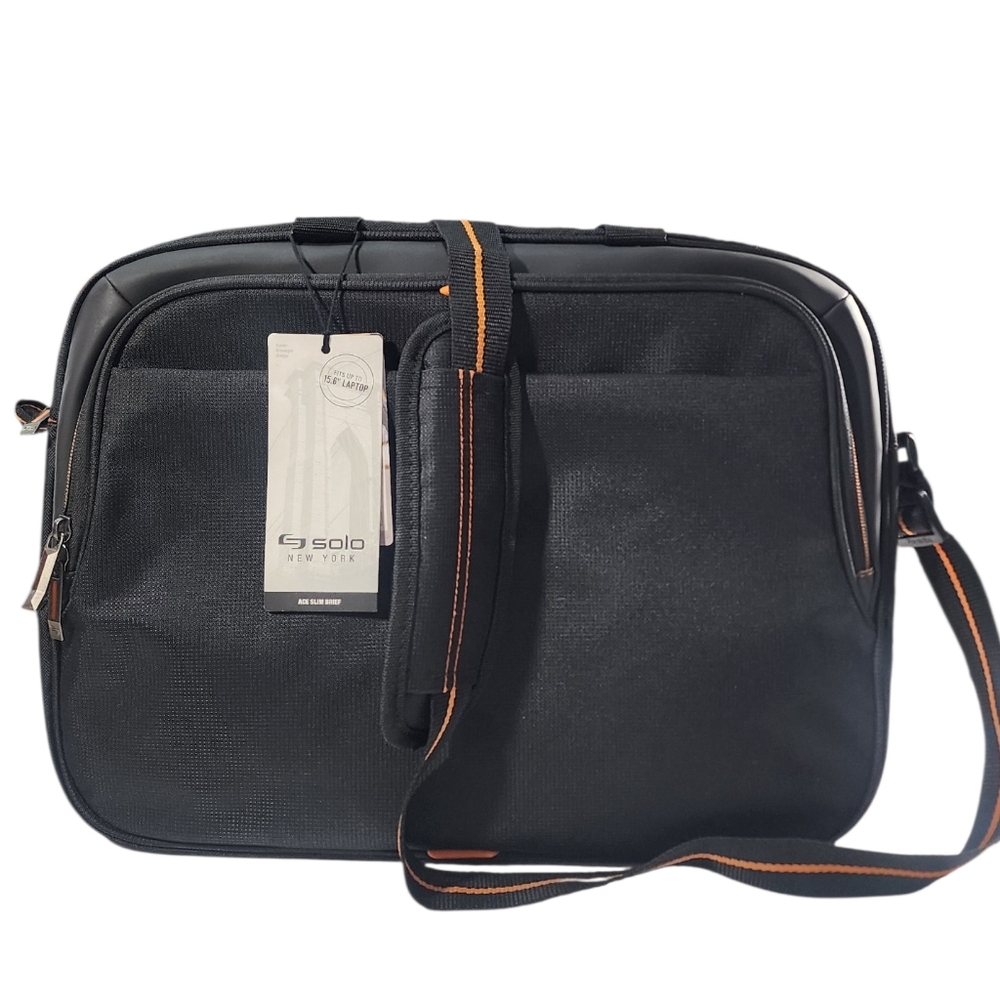 Solo New York Ace Slim Briefcase 15.6" Laptot.